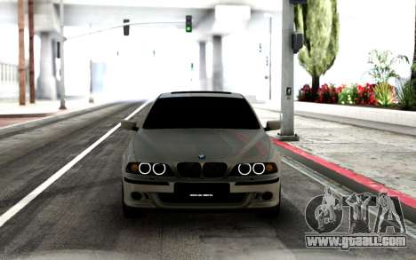 BMW E39 5-er Silver for GTA San Andreas