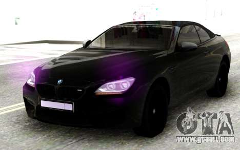 BMW M6 F06 Black Rims for GTA San Andreas