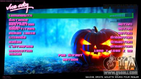 Halloween Menu for GTA Vice City