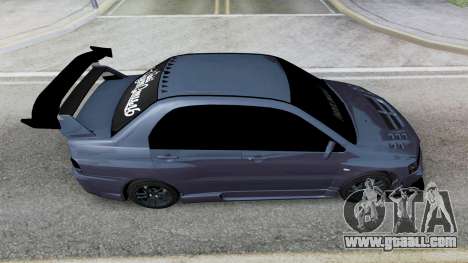 Mitsubishi Lancer Evolution IX Bright Gray for GTA San Andreas