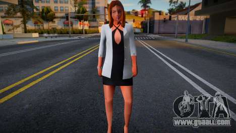 Girl in dress and jacket for GTA San Andreas