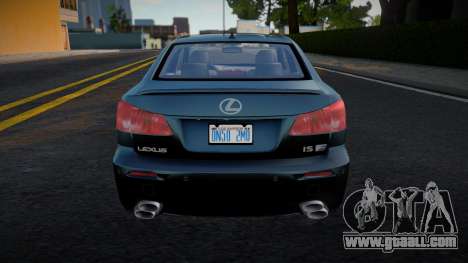 2009 Lexus IS-F (USE20) v1.0 for GTA San Andreas