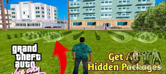 100 Hidden Package Mod for GTA Vice City