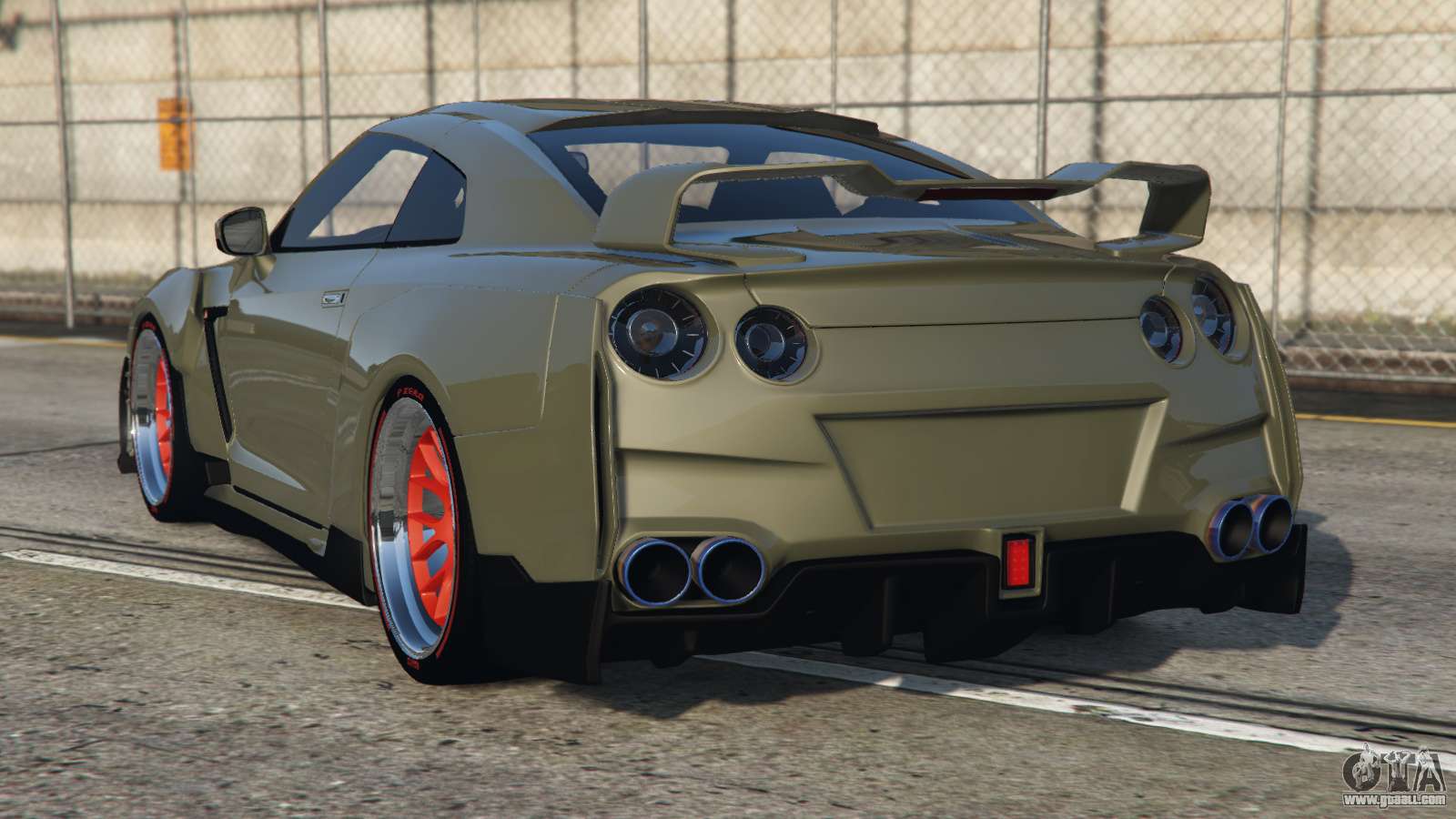 Nissan GTR Flax Smoke [Add-On] for GTA 5