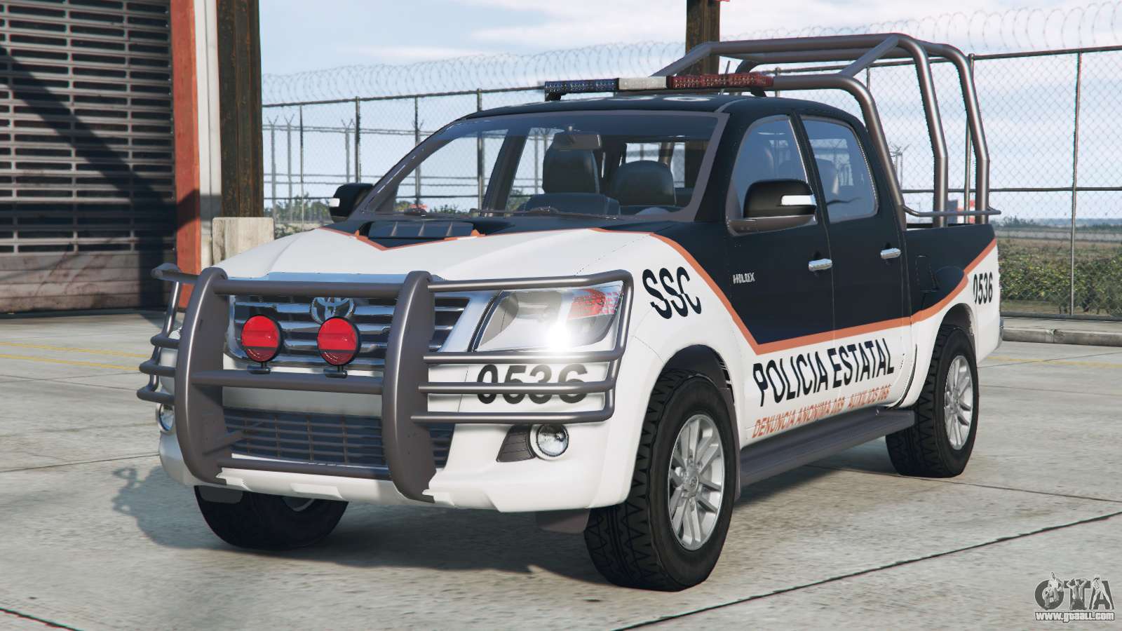 GTA V MOD Policia - Carro HILUX da Policia 