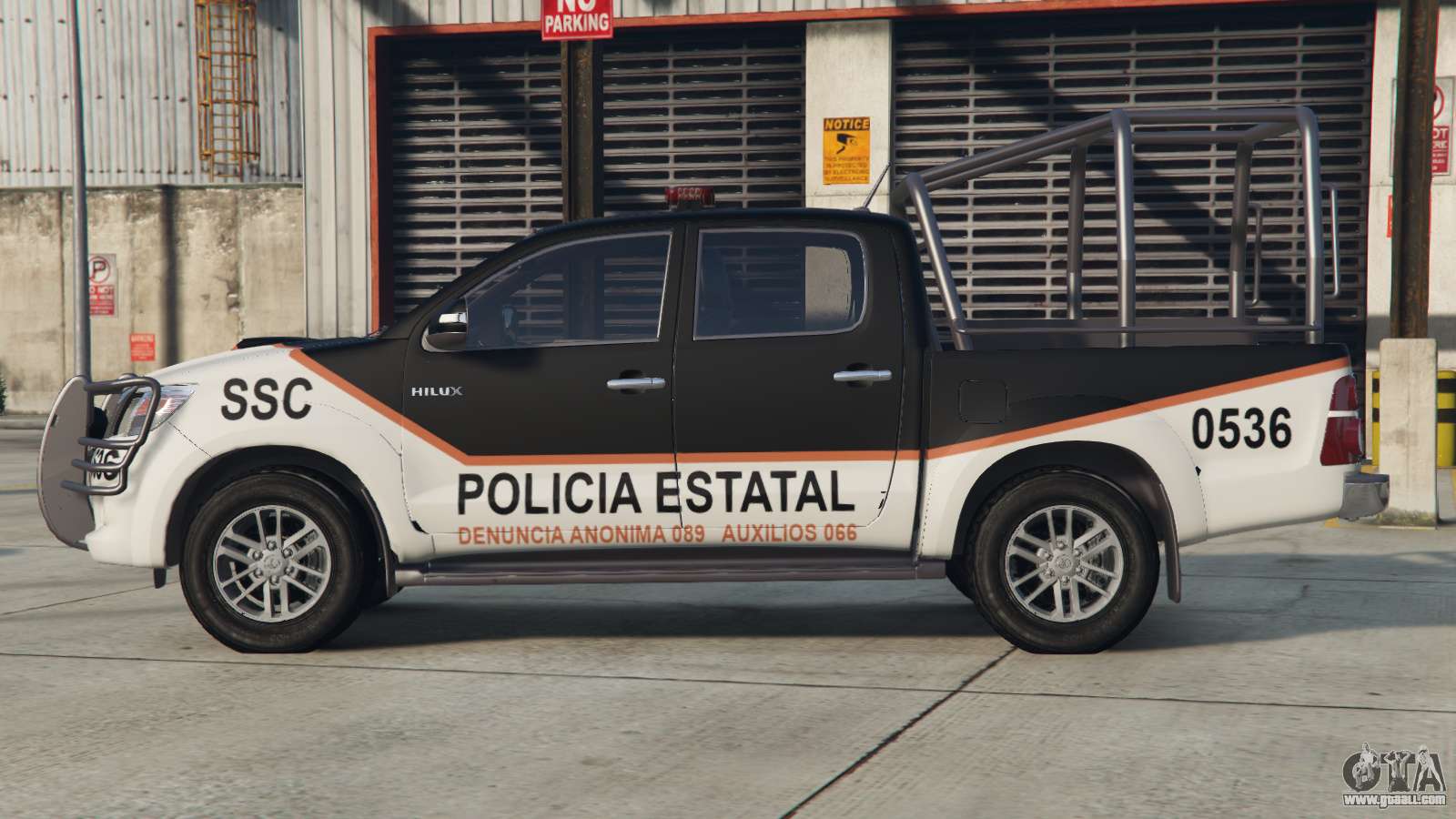 GTA V MOD Policia - Carro HILUX da Policia 