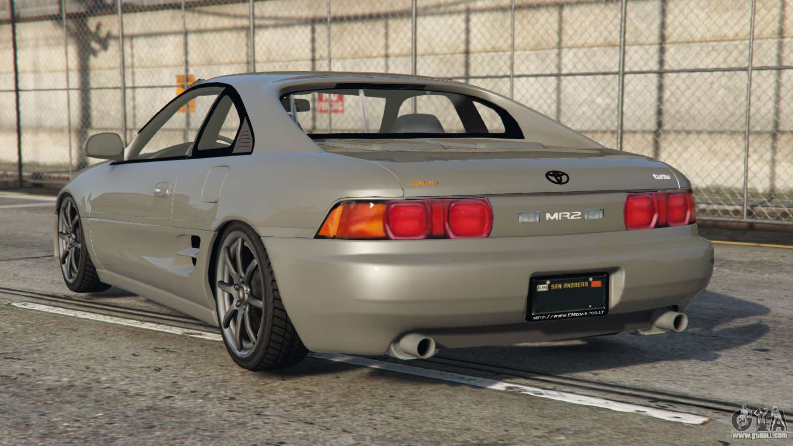 Toyota MR2 (W20) Gray Olive [Add-On] for GTA 5