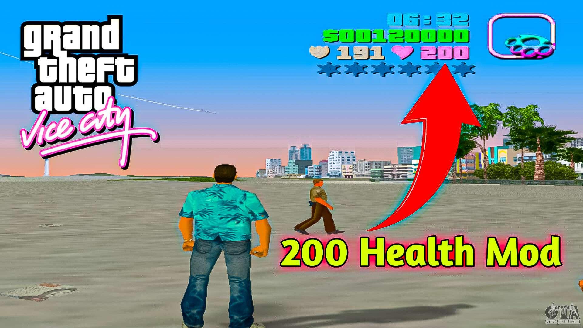 200 Health Mod for GTA Vice City