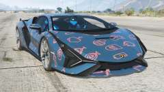 Lamborghini Sian Sea Blue for GTA 5