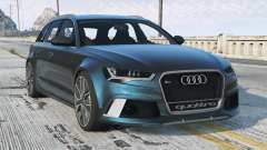 Audi RS 6 Blue Dianne [Replace] for GTA 5