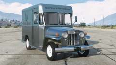 Willys Jeep Economy Delivery Truck Sonic Silver [Replace] for GTA 5