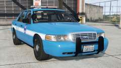 Ford Crown Victoria Police Bondi Blue [Add-On] for GTA 5