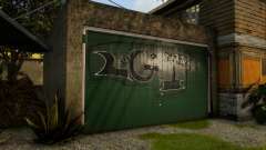 Grove CJ Garage Graffiti v3 for GTA San Andreas Definitive Edition