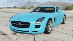 Mercedes-Benz SLS 63 AMG (C197) Bright Turquoise [Add-On] for GTA 5