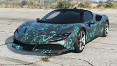 Ferrari SF90 Stradale Charcoal for GTA 5