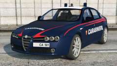 Alfa Romeo 159 Carabinieri (939A) Oxford Blue [Add-On] for GTA 5