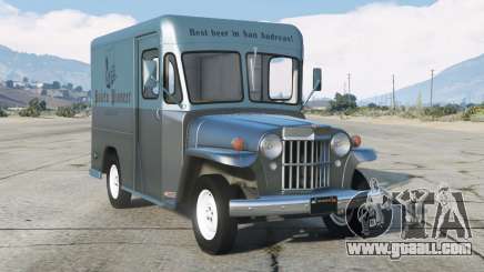 Willys Jeep Economy Delivery Truck Sonic Silver [Replace] for GTA 5