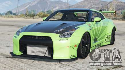 Nissan GT-R (R35) Granny Smith Apple [Add-On] for GTA 5