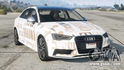 Audi A3 Sedan Desert Sand for GTA 5