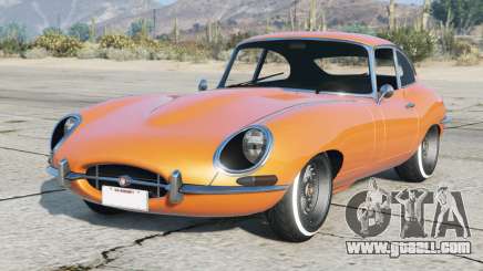 Jaguar E-Type Fixed Head Coupe Deep Saffron [Add-On] for GTA 5