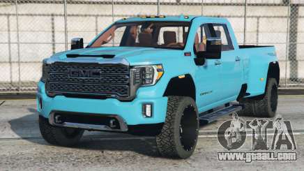 GMC Sierra HD Denali Crew Cab Dark Turquoise [Add-On] for GTA 5