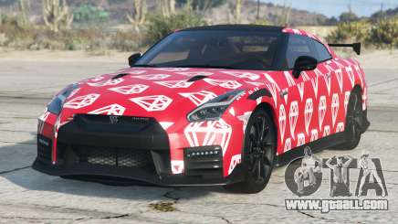 Nissan GT-R Nismo Crayola Red for GTA 5