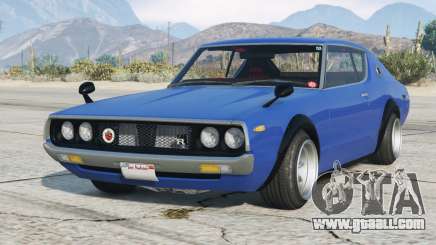 Nissan Skyline 2000GT-R (C110) Fun Blue [Add-On] for GTA 5