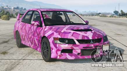 Mitsubishi Lancer Evolution IX MR Lavender Rose for GTA 5