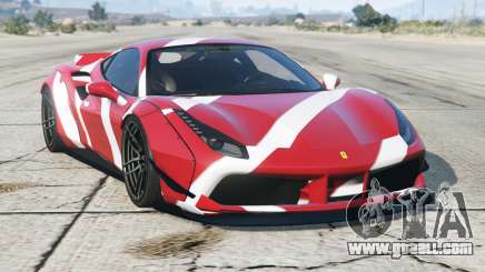 Ferrari 488 GTB Liberty Walk Red Salsa for GTA 5