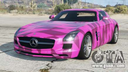 Mercedes-Benz SLS 63 AMG Purple Pizzazz for GTA 5