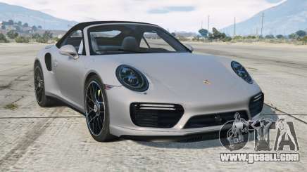 Porsche 911 Turbo S Cabriolet (991.2) Quick Silver [Add-On] for GTA 5