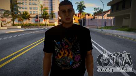 Man Black T-shirt for GTA San Andreas