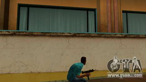 Gold SMG (Uzi) from GTA IV TBoGT for GTA Vice City