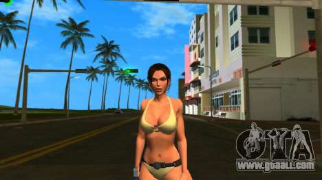 Lara Croft Yellow Bikini for GTA Vice City