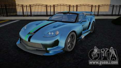 [NFS Most Wanted] Corvette C6 Evangelion for GTA San Andreas