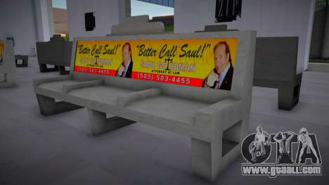 Better Call Saul Stone Bench for GTA San Andreas