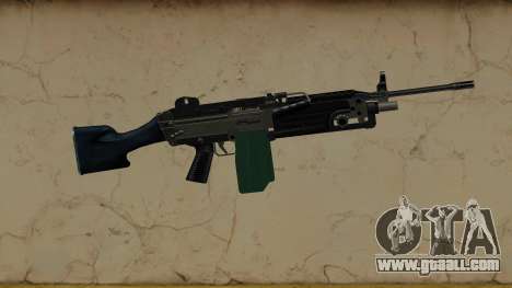 Advanced MG (M249 SAW) from GTA IV TBoGT for GTA Vice City