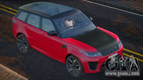 Range Rover Sport SVR Red for GTA San Andreas