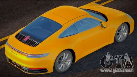 Porsche 911 Carrera S Yellow for GTA San Andreas