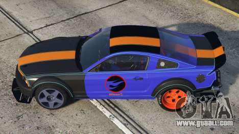Hot Wheels Ford Mustang 2005 Violet Blue