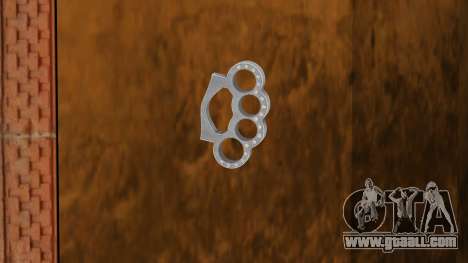 Brass knuckles Silver for GTA Vice City