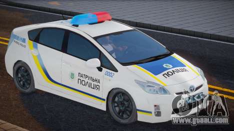 Toyota Prius Patrol Police Ukraine for GTA San Andreas