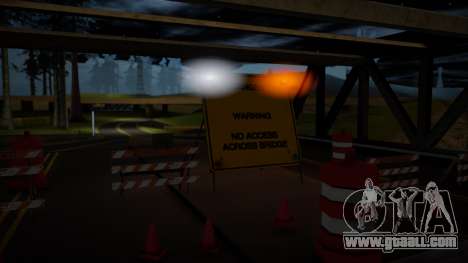 Roadblocks Lights (2DFX) for GTA San Andreas