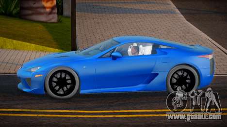 Lexus LFA Blue for GTA San Andreas