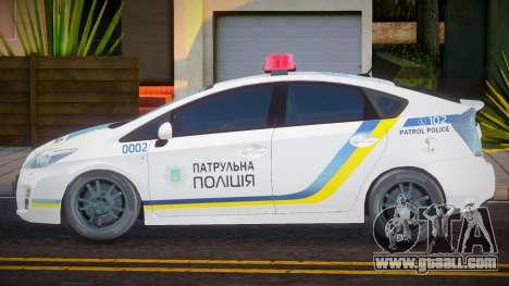 Toyota Prius Patrol Police Ukraine for GTA San Andreas