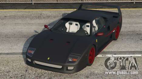 Ferrari F40 Gunmetal