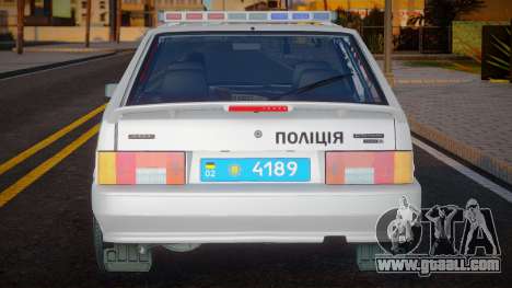 Vaz 2114 Police Ukraine for GTA San Andreas