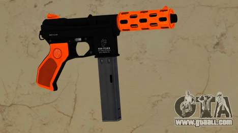 GTA V Vom Feuer Machine Pistol Orange Long for GTA Vice City