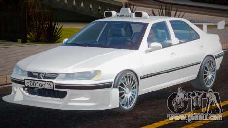 Peugeot 406 Taxi R Plate for GTA San Andreas