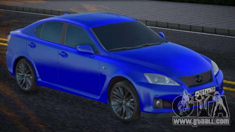 Lexus IS F Blue for GTA San Andreas